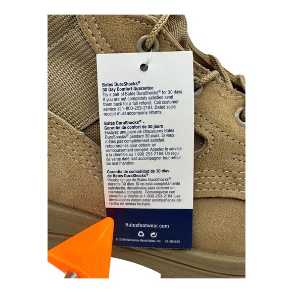 Bates E01223 8"DuraShocks Desert Hot Weather Boot US Men's Size 8M NWTS Tactical - Picture 3 of 11